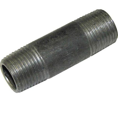 Allpoints Black Iron Nipple 3/8" X 2" 263111